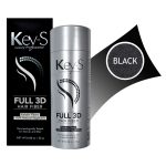 Key-S Luxury Microfibers Full 3D Hair Fiber Black 25 Gr. - Microfibre di Cheratina Naturale